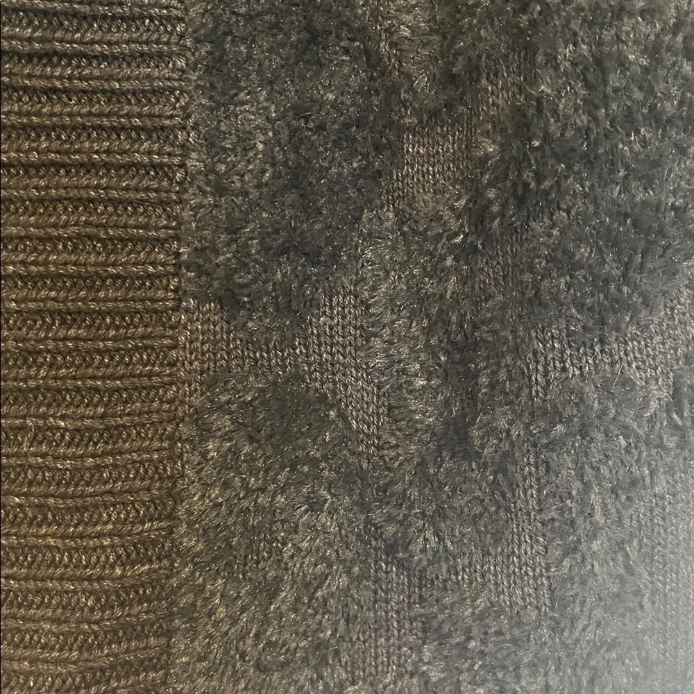 Fuzzy Pattern Cardigan - image 3